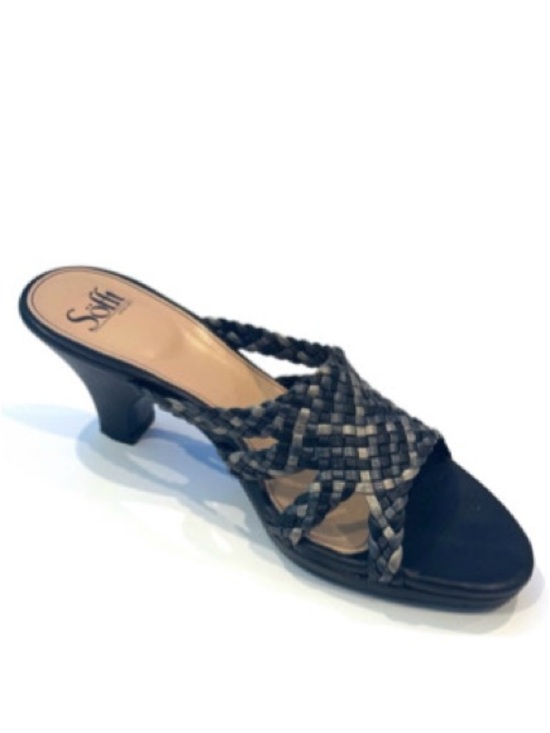Sofft Shoes - Sofft Braided Leather Slide Sandal (EUC)